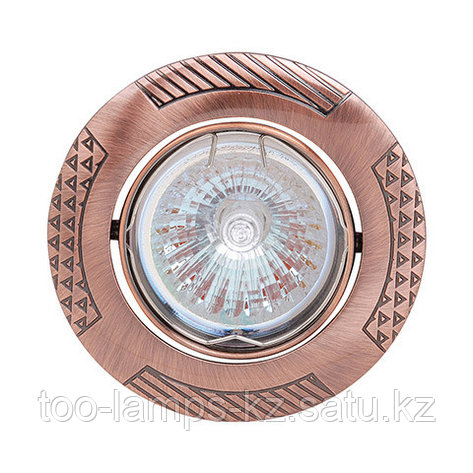 Спот встраиваемый LEYLAK-3 60W Античная медь E27 220-240V GRDN, фото 2