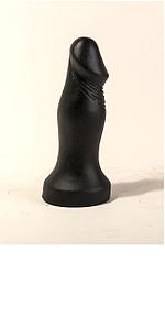 Анальная втулка L 14.0 см D 3.0 - 4.0 см, ПВХ, цвет чёрный