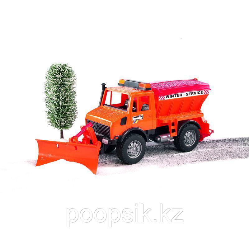 Снегоуборочная машина Mercedes-Benz Bruder 02-572
