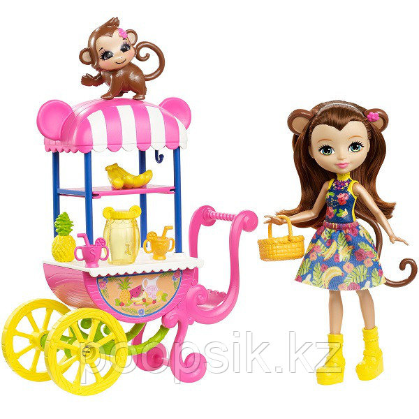 Enchantimals Обезьянка Мэрит Фруктовая корзинка FCG93