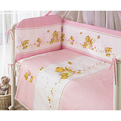 Комплект в кроватку Perina Фея лето 4 предмета розовый