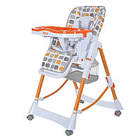 Стул для кормления Pituso Nino Orange-Grey Diamonds