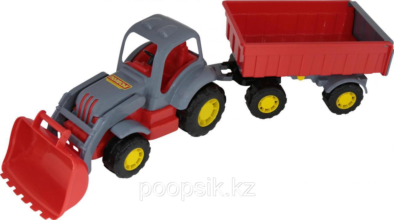 Трактор с прицепом и ковшом №1 Полесье "Силач" - фото 1 - id-p67726074