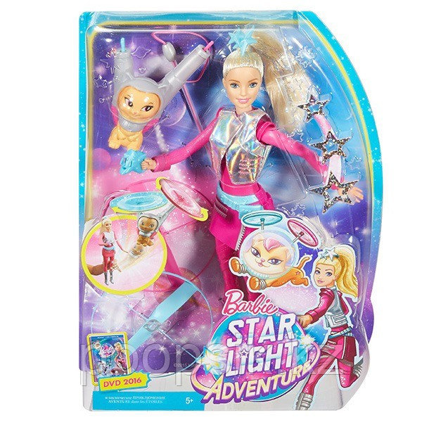 Барби с летающим питомцем Космическое приключение Barbie DWD24