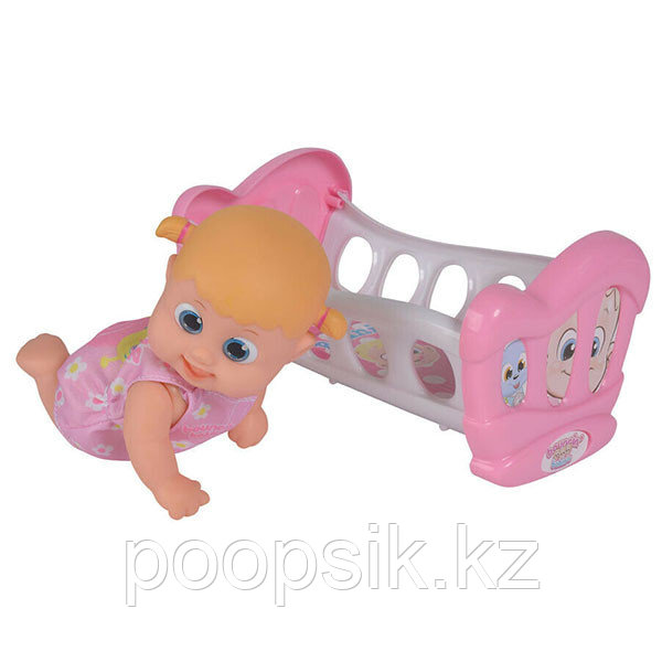 Bouncin' Babies 803002 Кукла Бони с кроваткой, 16 см