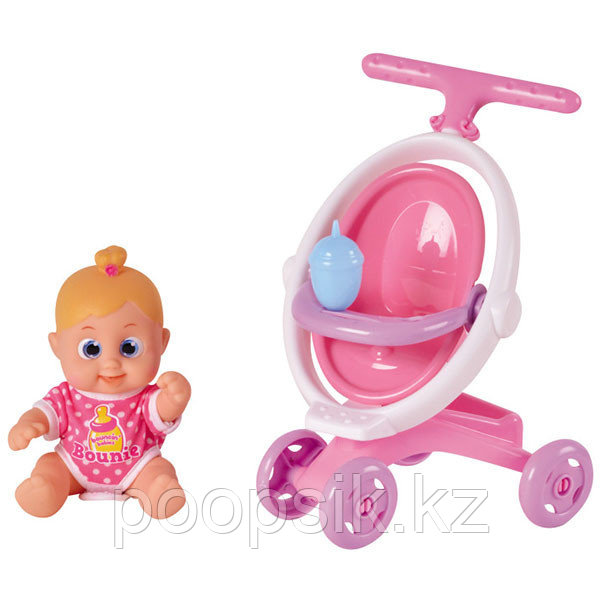 Bouncin' Babies 803004 Кукла Бони с коляской, 16 см - фото 1 - id-p67727750