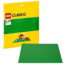 Lego Классика Строительная пластина зеленого цвета