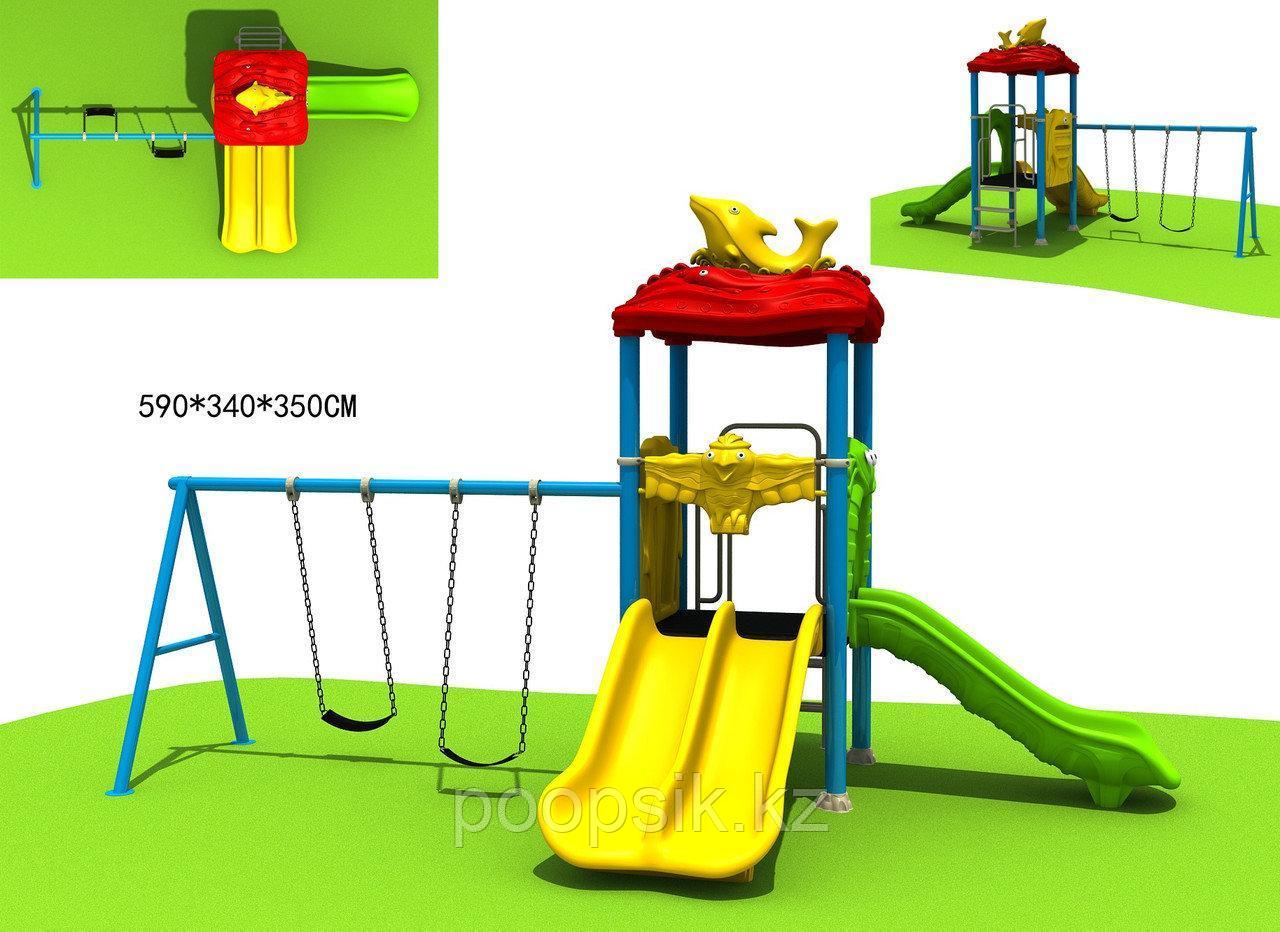 Игровой комплекс для детей Дельфин - фото 1 - id-p67727845