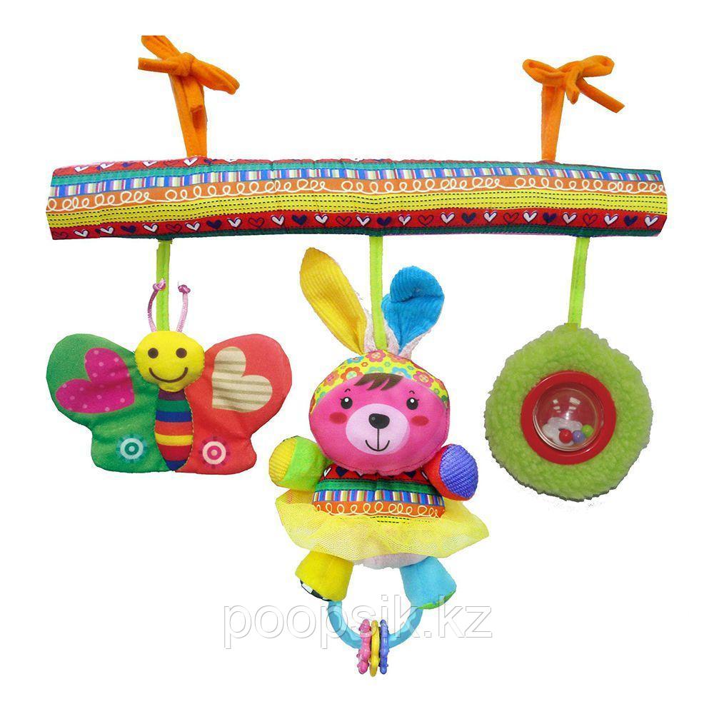 Развивающая игрушка на кроватку Biba Toys Счастливые животные