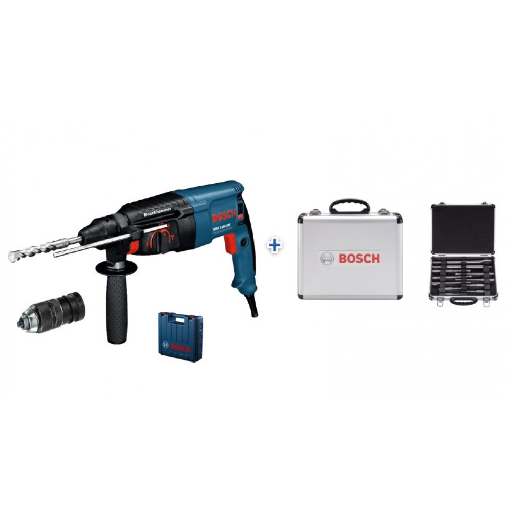 Перфоратор Bosch GBH 2-28 F+ набор сверл (0615990L2T)