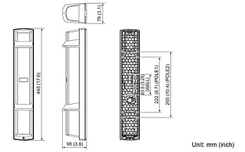 Optex SL-200QDP активный периметровый 4-лучевой ИК-извещатель дальность действия до 60 м, фото 2
