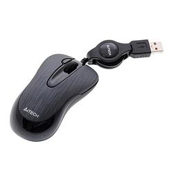 Мышь A4 Tech N-60F-1, USB, черный ,Mouse Optical wheel Mouse, 1000dpi, 4 buttons, black
