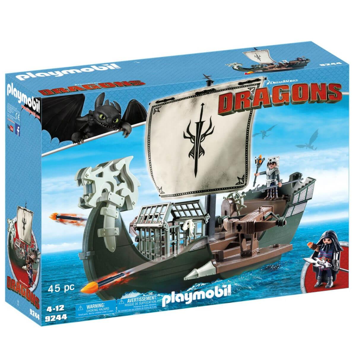 Конструктор Playmobil Драконы: Корабль Драго 9244pm