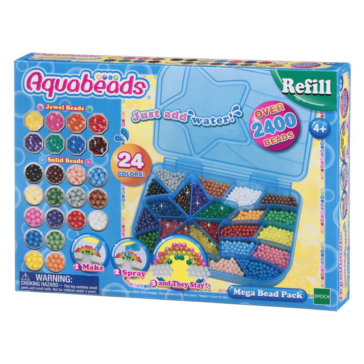Большой набор Aquabeads ювелирных и жемчужных бусин "Мега" с палитрой  79638