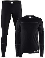 Комплект термобелья Craft Baselayer мужской черный