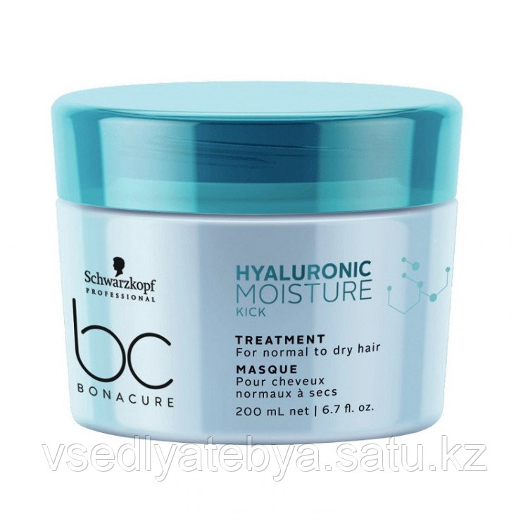 Увлажняющая маска Schwarzkopf BC Hyaluronic Moisture Kick Treatment, 200 мл