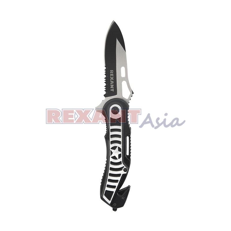 Нож складной полуавтоматический REXANT, (12-4914-2 )