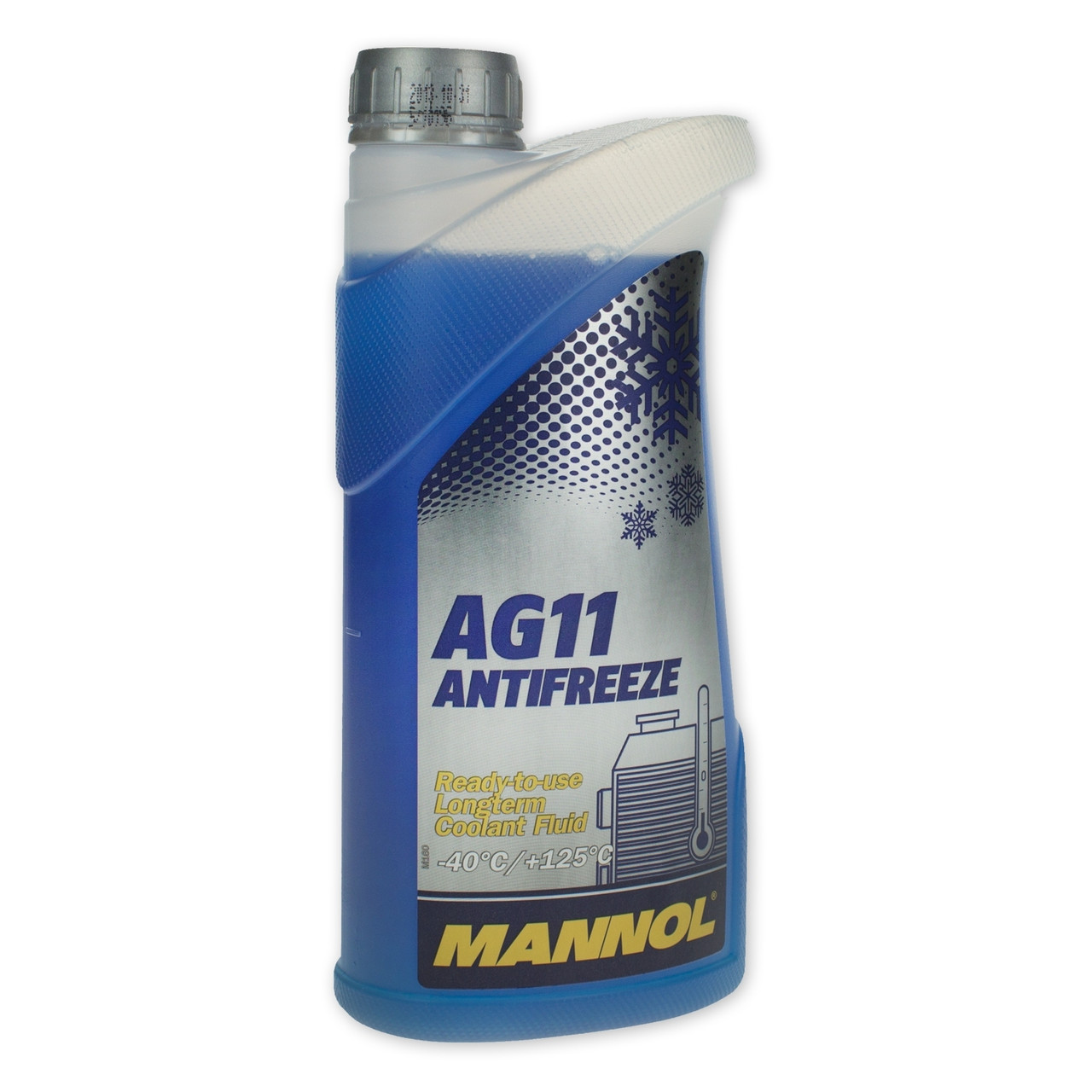 Антифриз MANNOL Longterm Antifreeze AG11 -40°C синий 1L.