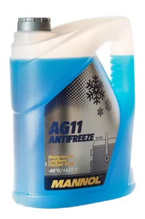 Антифриз MANNOL Longterm Antifreeze AG11 -40°C синий 5L.