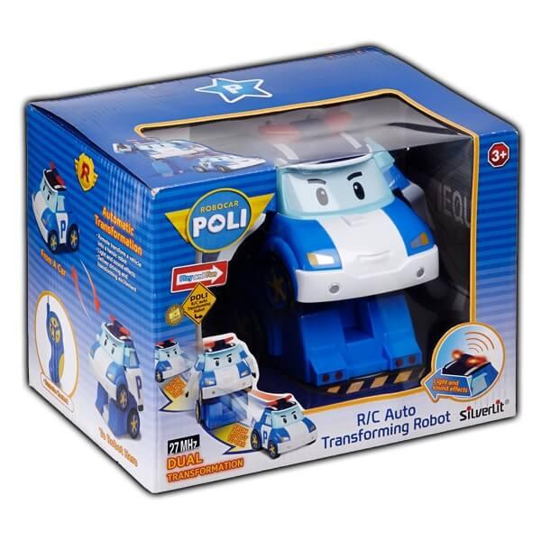 Робот-трансформер Robocar Poli Поли на радиоуправлении . Управляется в форме робота и машины