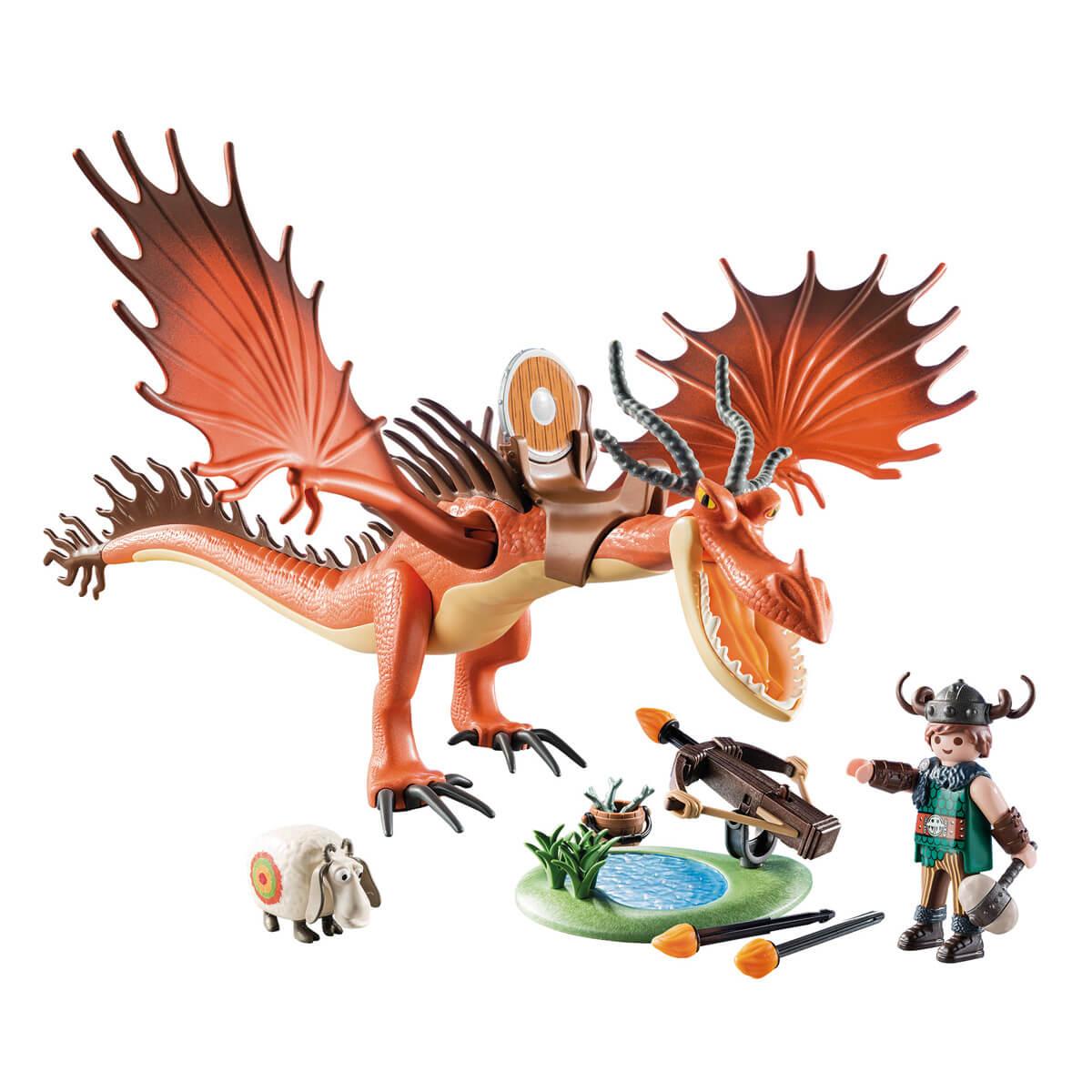 Конструктор Playmobil Драконы: Сморкала и Криволык 9459pm
