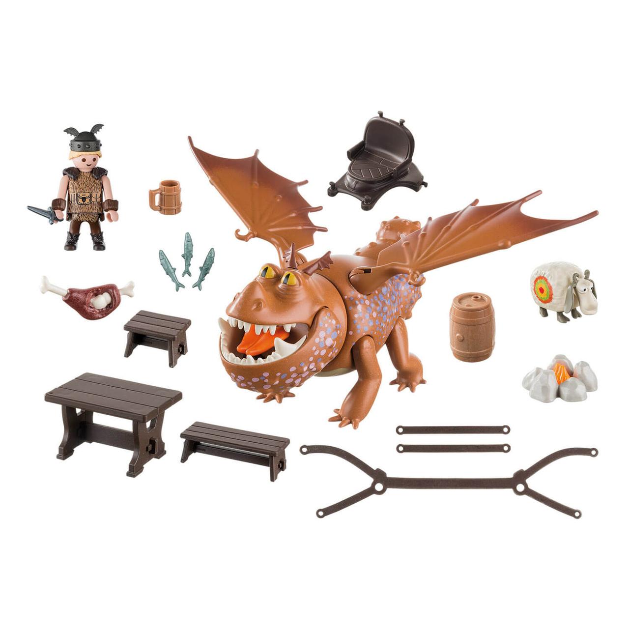 Конструктор Playmobil Драконы: Рыбьеног и Сарделька