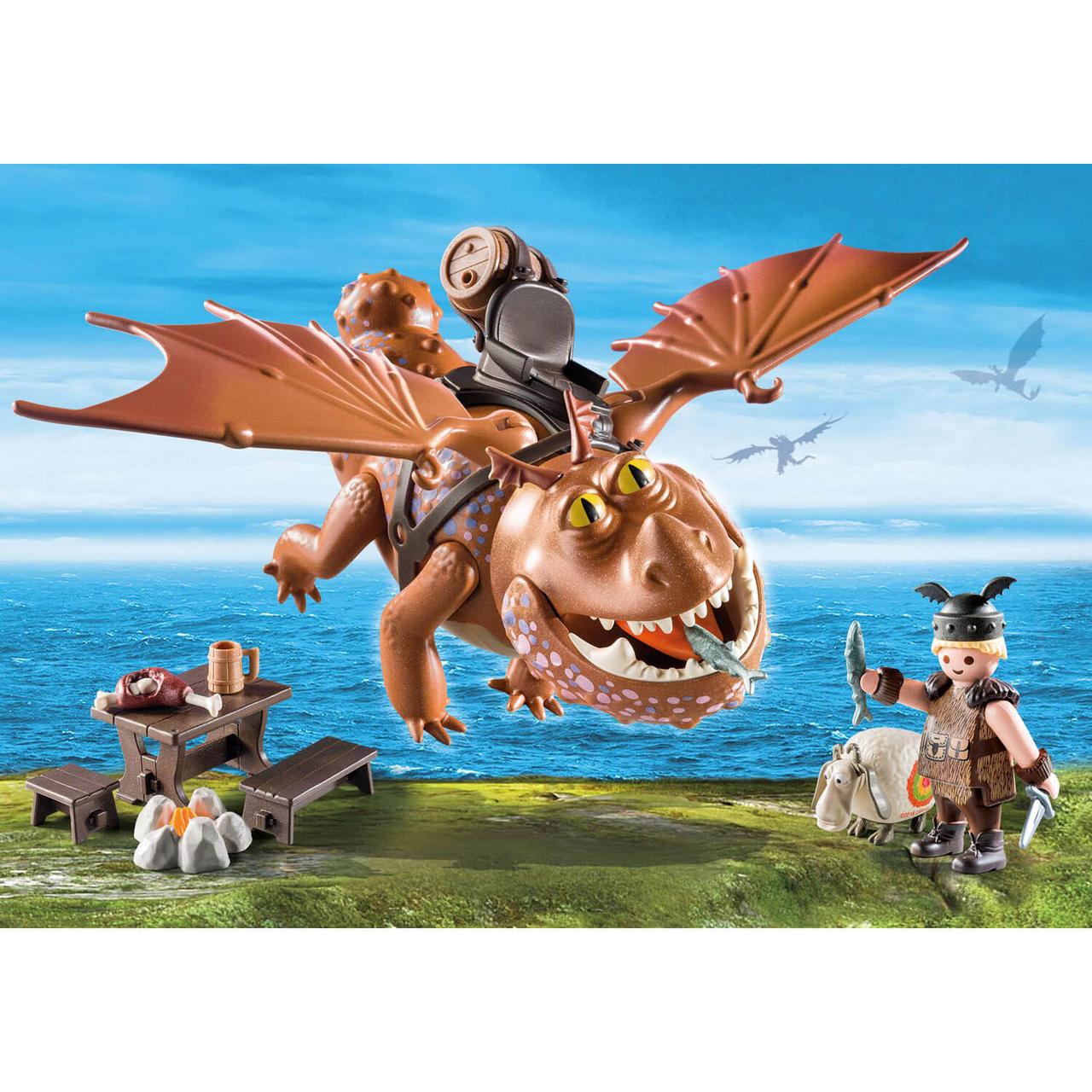 Конструктор Playmobil Драконы: Рыбьеног и Сарделька