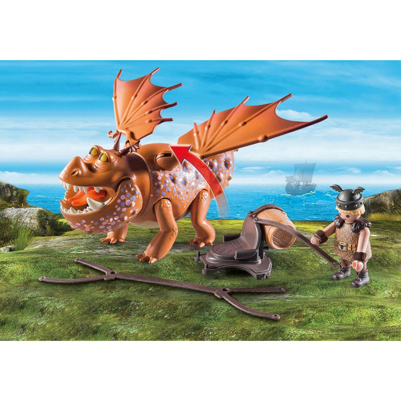 Конструктор Playmobil Драконы: Рыбьеног и Сарделька