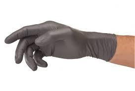 Одноразовые нитриловые перчатки устойчивые к растворителям Colad 50 штук серый цвет размер XL (538004)