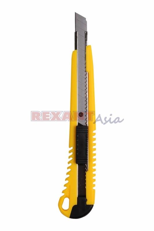 Нож с сегментированным лезвием 9 мм корпус ABS пластик REXANT, (12-4902 )