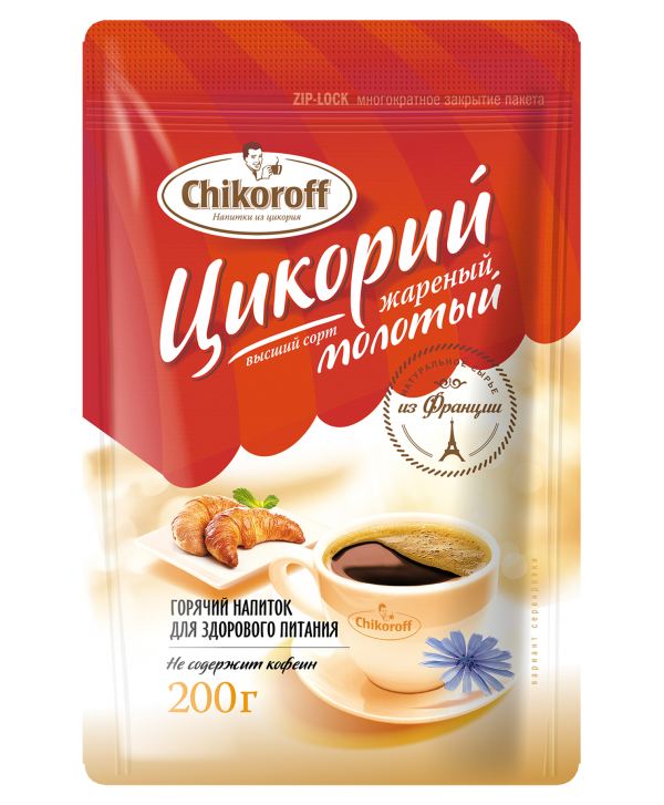 Цикорий жареный молотый Chikoroff® 200г