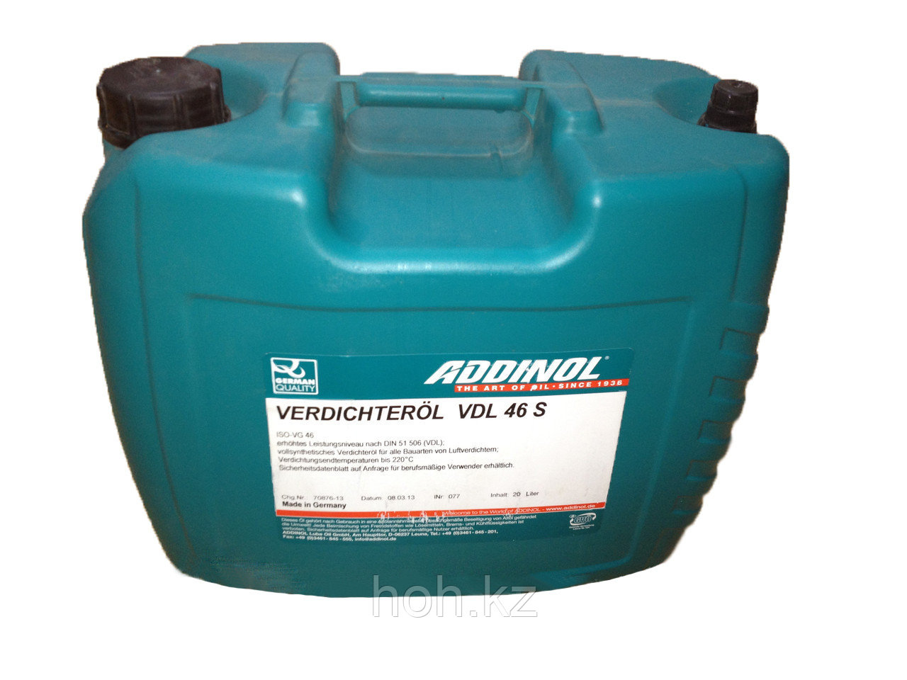 Компрессорное масло ADDINOL VERDICHTERÖL VDL 46 S