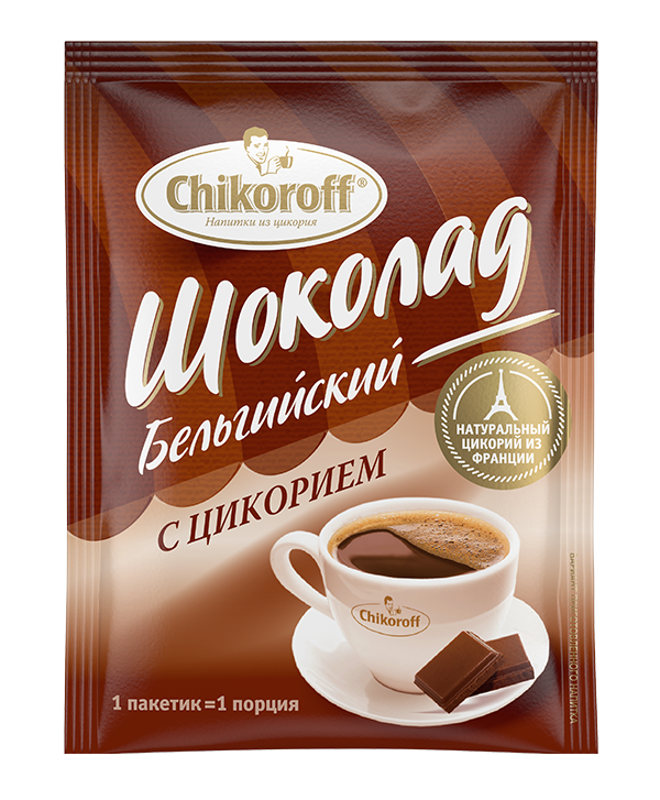 Цикорий шоколадный Chikoroff® 12г (10 порционных пакетиков)