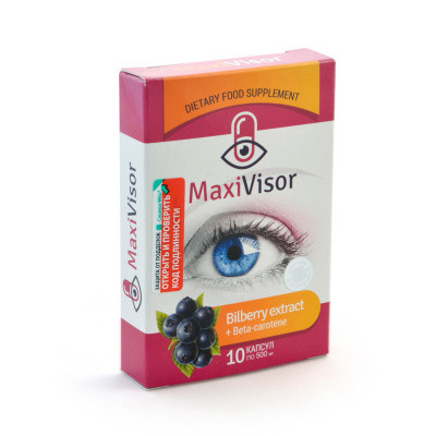 Капсулы MaxiVisor (МаксиВизор) для улучшения зрения