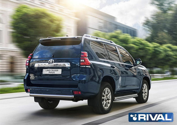 Защита порогов d42 RIVAL для Toyota Land Cruiser Prado 150 (2009-2017), фото 2