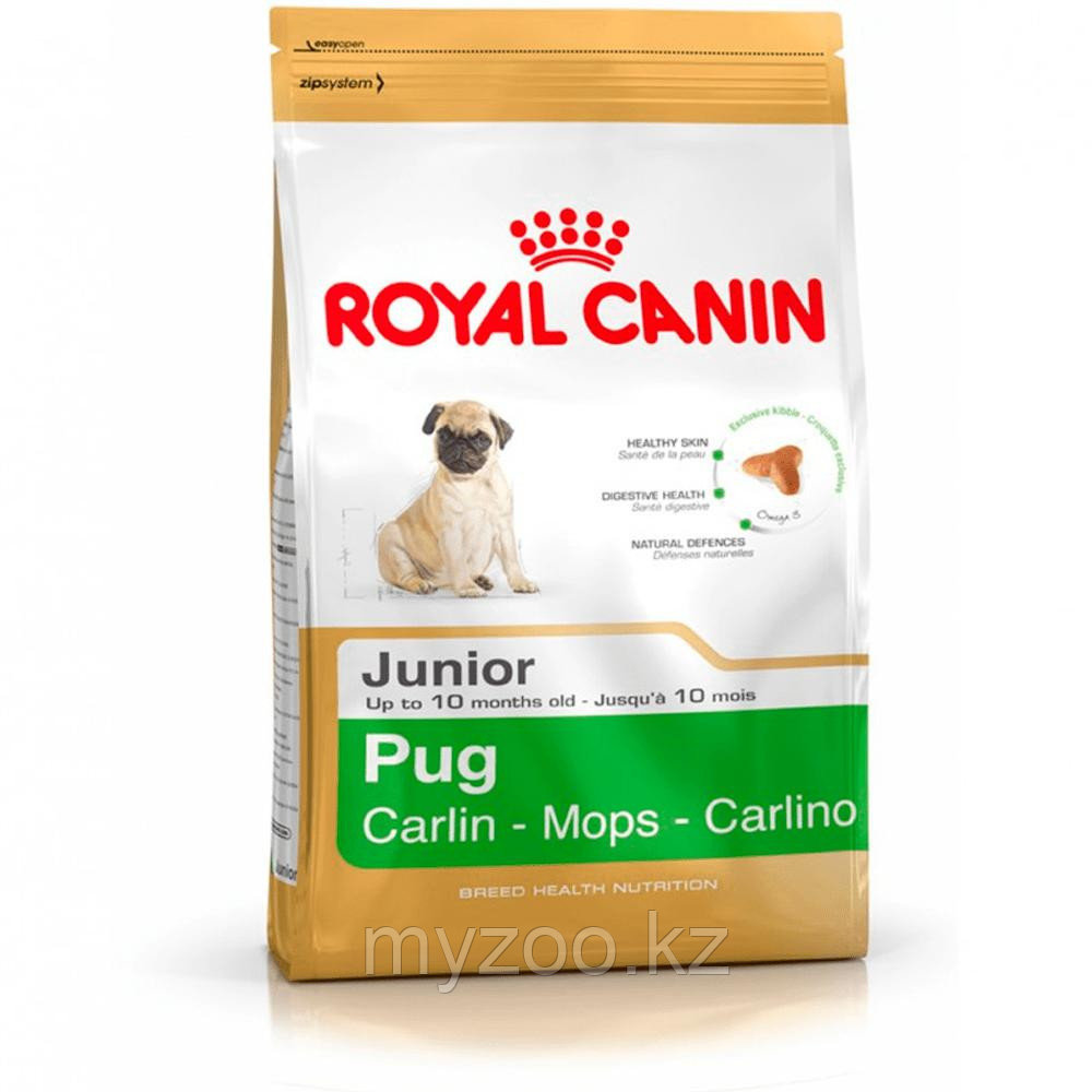 Корм для собак породы мопс Royal Canin PUG PUPPY (Мопс щенки), 1,5 kg