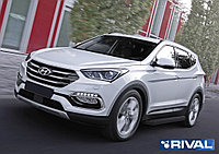 Табалдырық-"Premium-Black" алаңы, Hyundai Santa Fe 2012-2018 үшін RIVAL