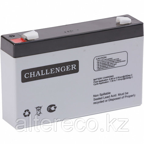 Аккумулятор Challenger AS6-7.2 (6В, 7,2Ач), фото 2