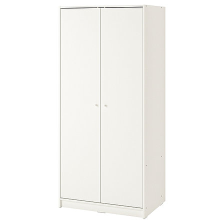 Шкаф платяной 2-дверный КЛЕППСТАД 79x176 см ИКЕА, IKEA, фото 2