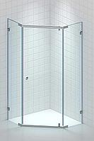 Стеклянный Душевой уголок и дверь, Мод. А61. Трапеция. Индивидуально по Вашим размерам.