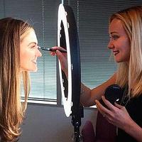 Селфи лампа, кольцевая на подставке с зажимом для телефона, 48 см