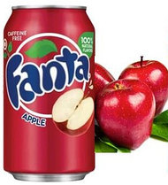 Fanta Apple Красное Яблоко 355ml США (12шт-упак)