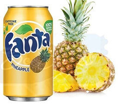Fanta Pineapple Ананас 355ml США (12шт-упак)