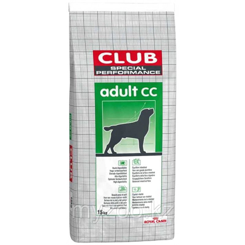Корм для собак вольерного содержания Royal Canin CLUB ADULT CC 20kg.
