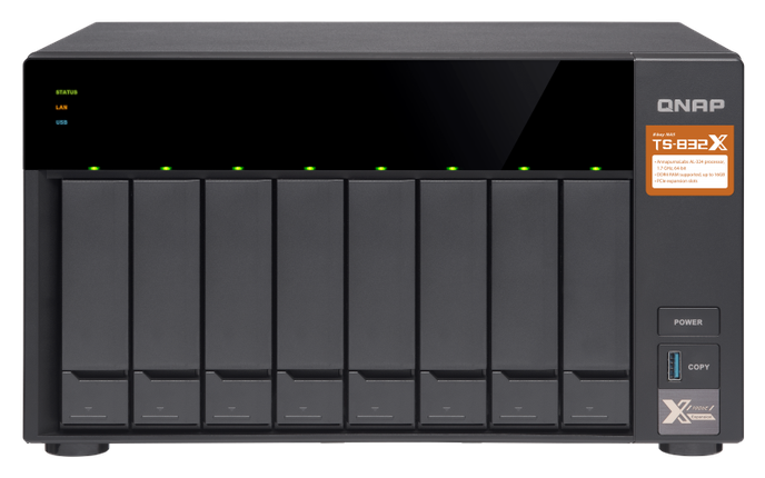 Сетевое хранилище QNAP TS-832X-2G, фото 2