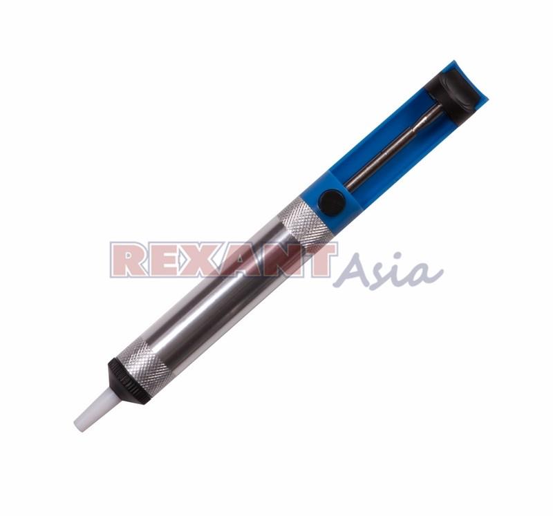 Вакуумный экстрактор припоя (оловоотсос), металл/пластик REXANT, (12-0202 )