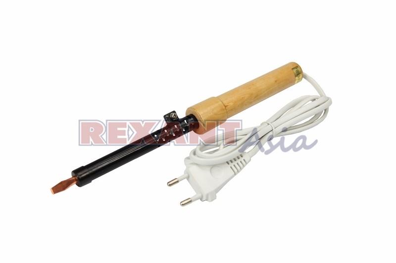 Паяльник ПД REXANT, 220 В/40 Вт, деревянная ручка, ЭПСН, (12-0240 )