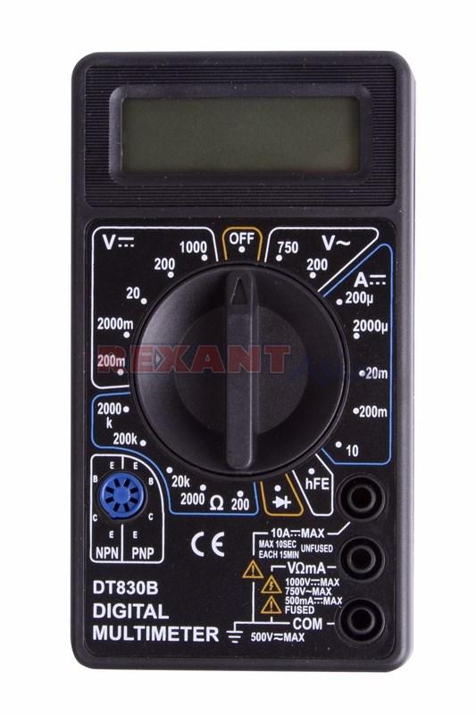 Портативный мультиметр M830B (DT830B) PROconnect, (13-3011 )