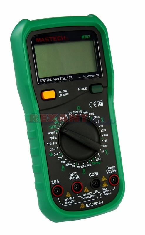 Универсальный мультиметр MY62 MASTECH, (13-2019 )