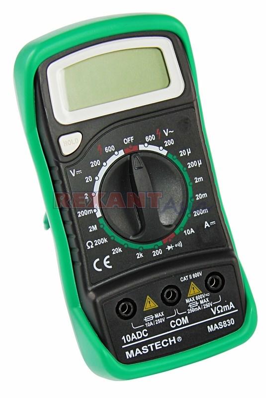 Портативный мультиметр MAS830B MASTECH, (13-2010 )